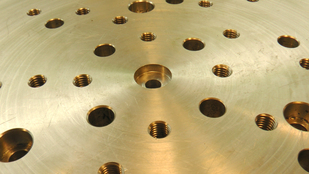Close up of the Rotary table Sub Plate